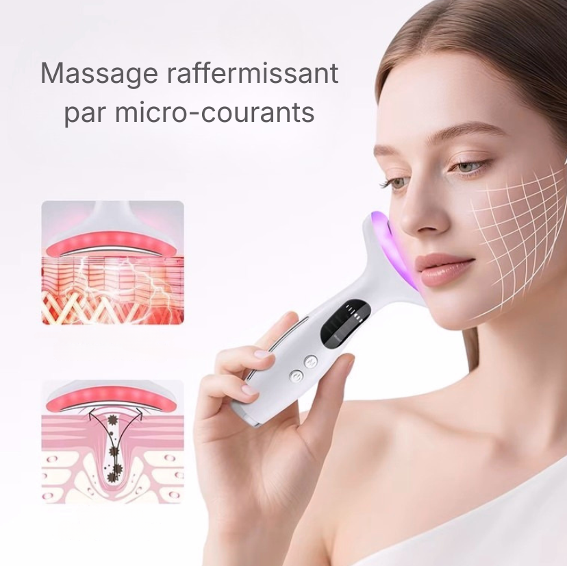 Masseur facial micro-courant pour le visage et le cou